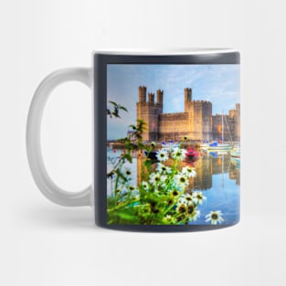 Caernarfon Castle Low Perspective Mug